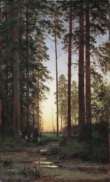 Ivan Ivanovich Shishkin œuvres - bord de la forêt 1879 paysage classique Ivan Ivanovitch